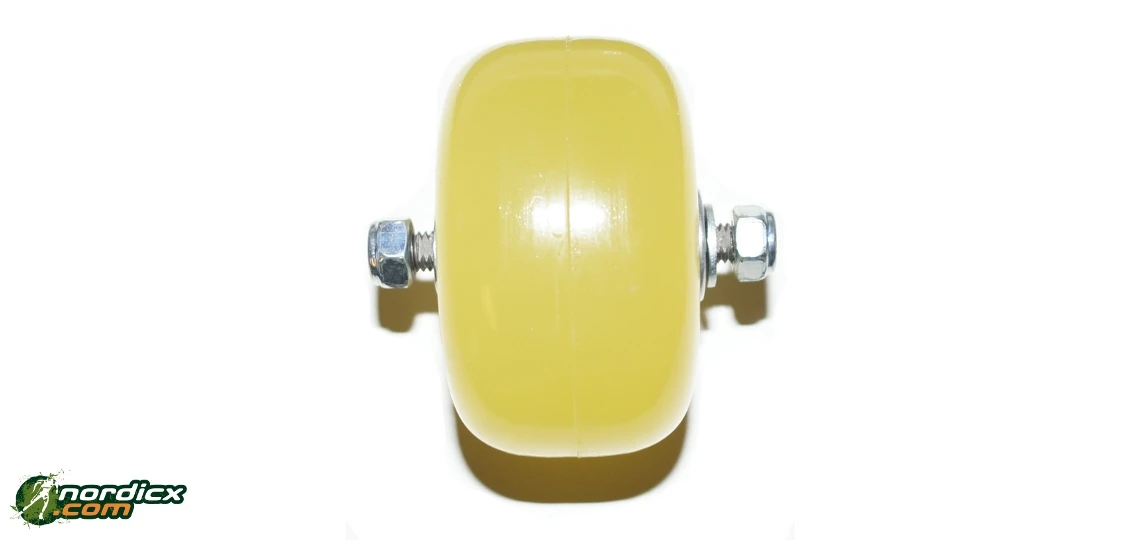 Classic Race Wheel Complete Incl. Locking Device 75x45mm PU 1 Classic Race Wheel Complete Incl. Locking Device 75x45mm PU