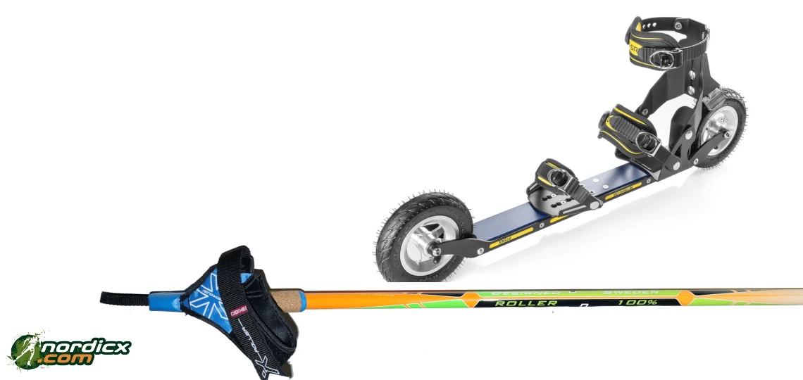 Bundle SRB XRS02/XRS03 And Poles SkiGo Roller100 1 Bundle SRB XRS02/XRS03 And Poles SkiGo Roller100