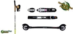 Rollerski Bundle SkiGo XC Skate Carbon, Binding And Poles SkiGo Roller100