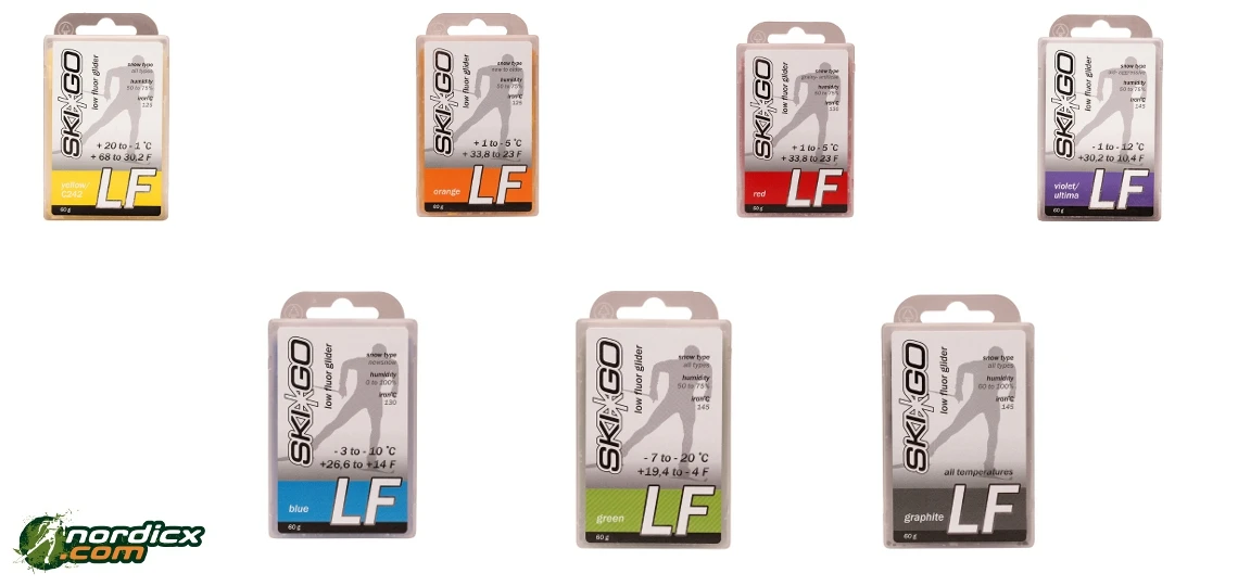 Ski Wax Bundle Low Fluor LF Glide Wax 1 Ski Wax Bundle Low Fluor LF Glide Wax